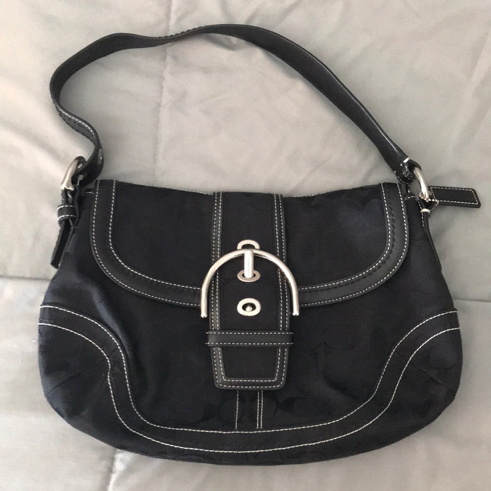 Coach Soho Signature Big Flap Hobo Bag (Like New!)
